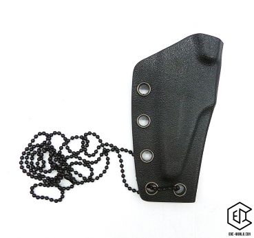 Preview: Kleines Keckknife Rettungsmesser mit Kunststoffscheide